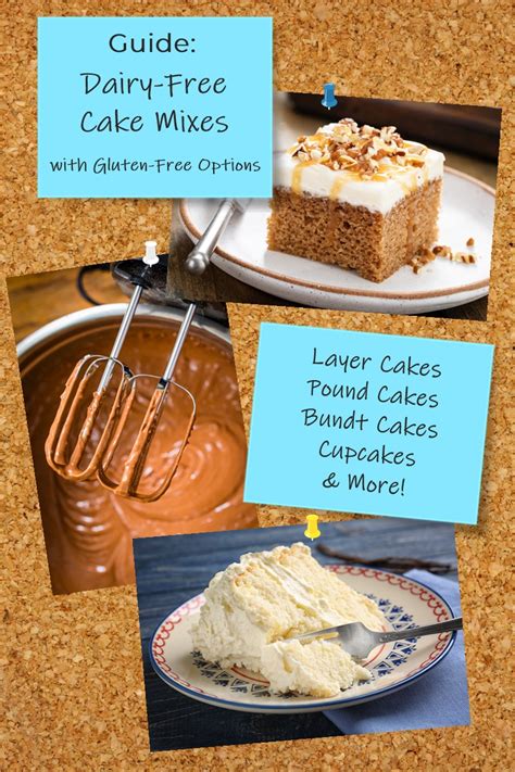 Are gluten free cake mixes also dairy free